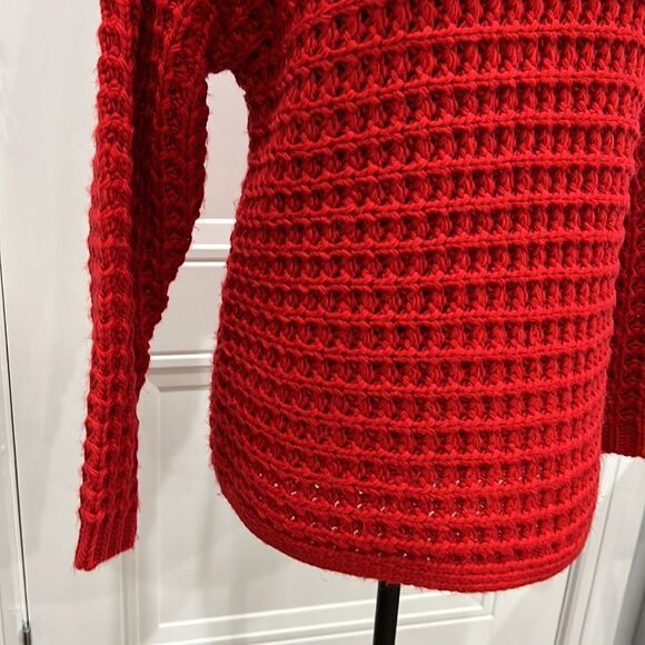 Skye’s The Limit woman’s red knitted turtleneck sweater, size XL - Picture 3 of 9